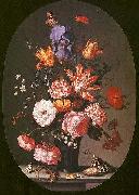Balthasar van der Ast Flowers in a Glass Vase oil painting